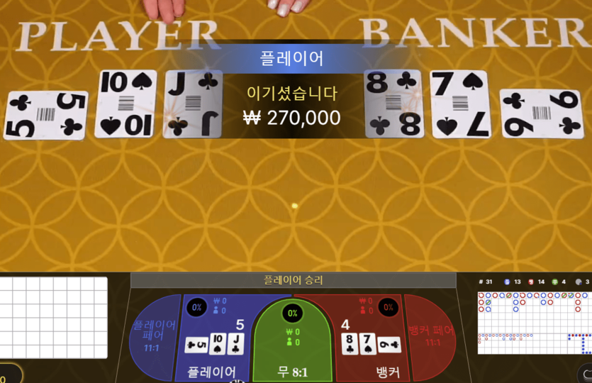 온라인카지노 뒷발이 착착 감기네~(0)