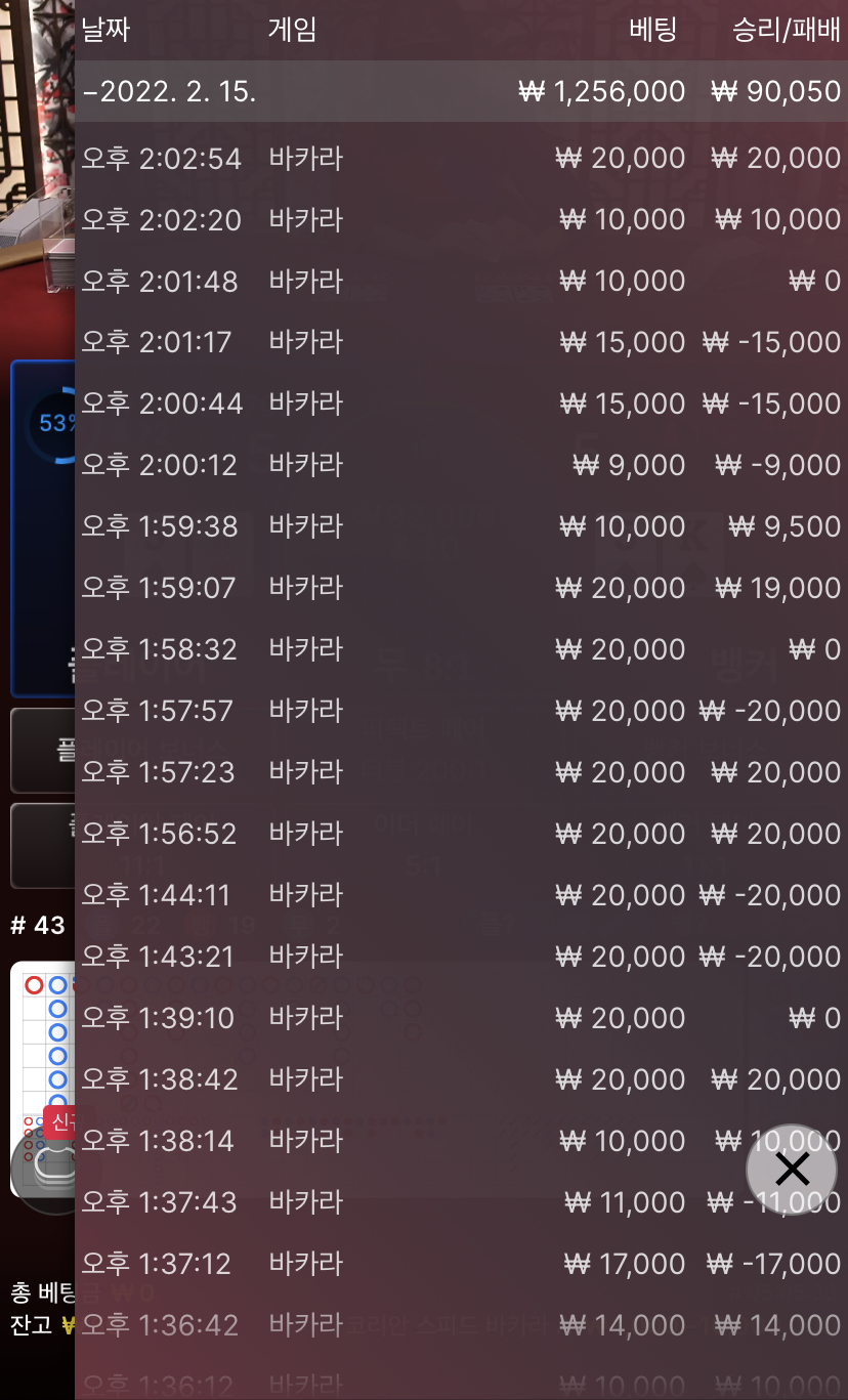 첫 홈카지노 후기입니다.(0)