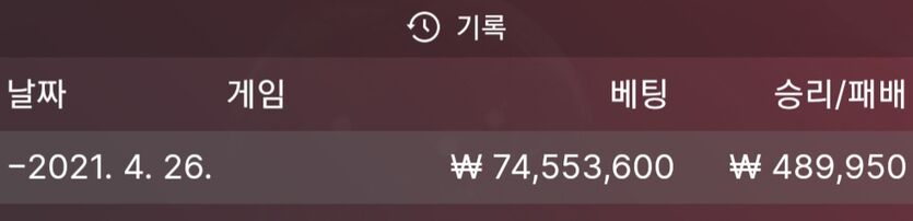 오늘 총 배팅내역 ㅋㅋㅋ(0)
