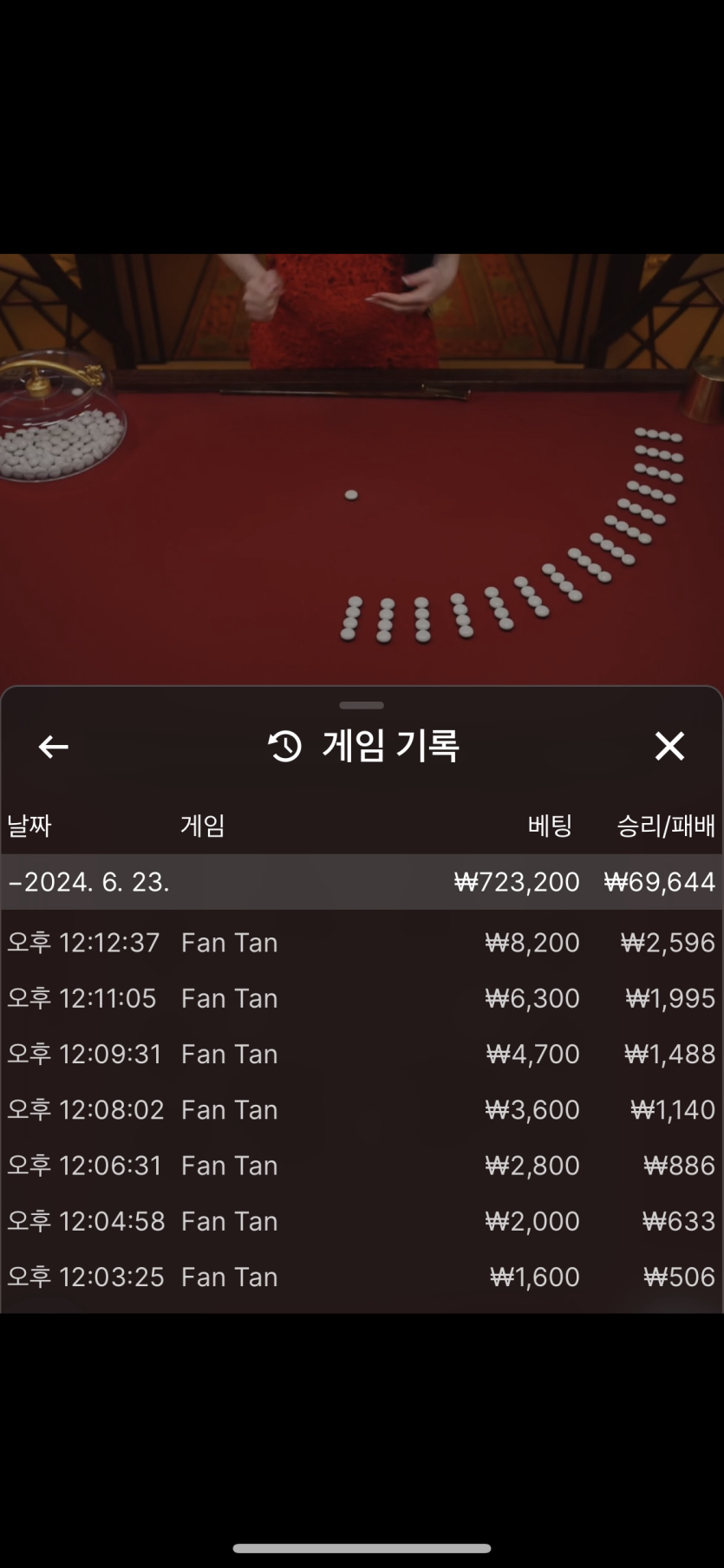 6월23일 유로스타 극소액 판탄(0)