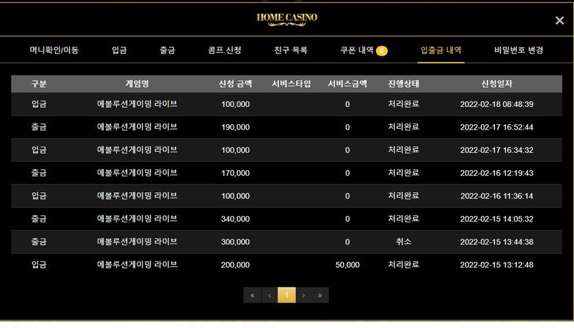 홈카지노 후기입니다(0)