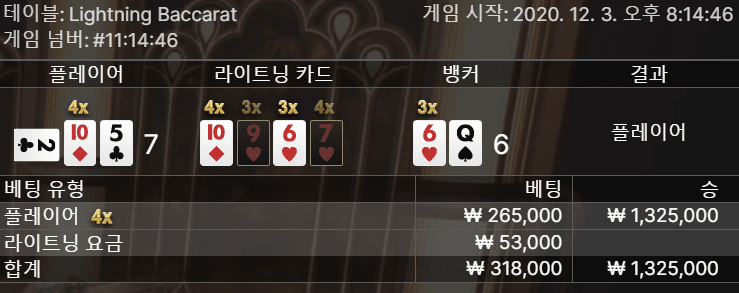 온카 라이트닝 바카라 첫 이용 후기(1)