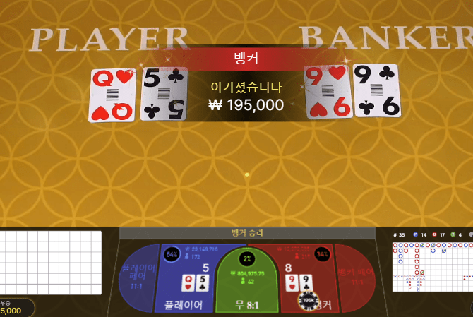 헤븐카지노 간만에 에볼루션 바카라 후기(1)