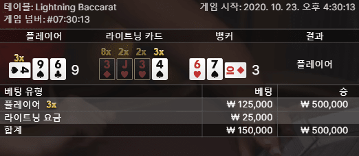 온라인카지노에서 간만에 라이트닝한 후기요~(1)