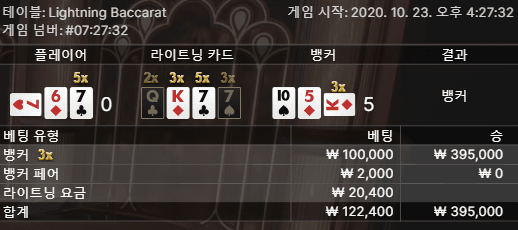 온라인카지노에서 간만에 라이트닝한 후기요~(0)