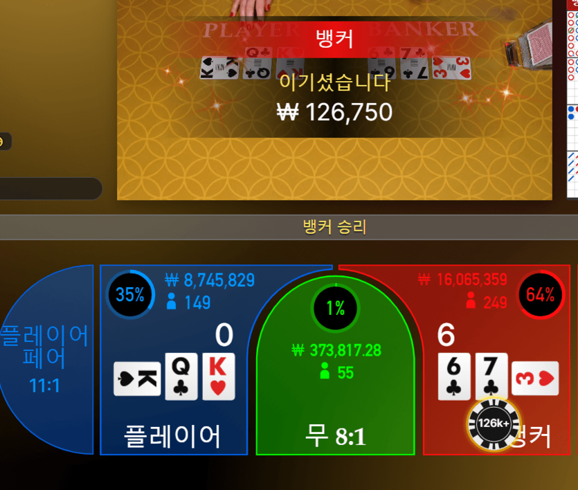 에볼루션 오늘의 승리는 XO(1)