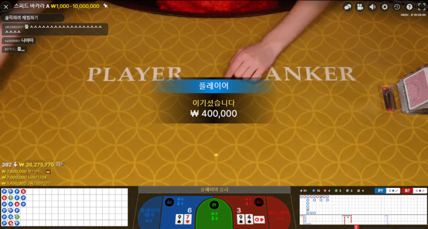 에볼루션 헤븐에서 연승중(0)