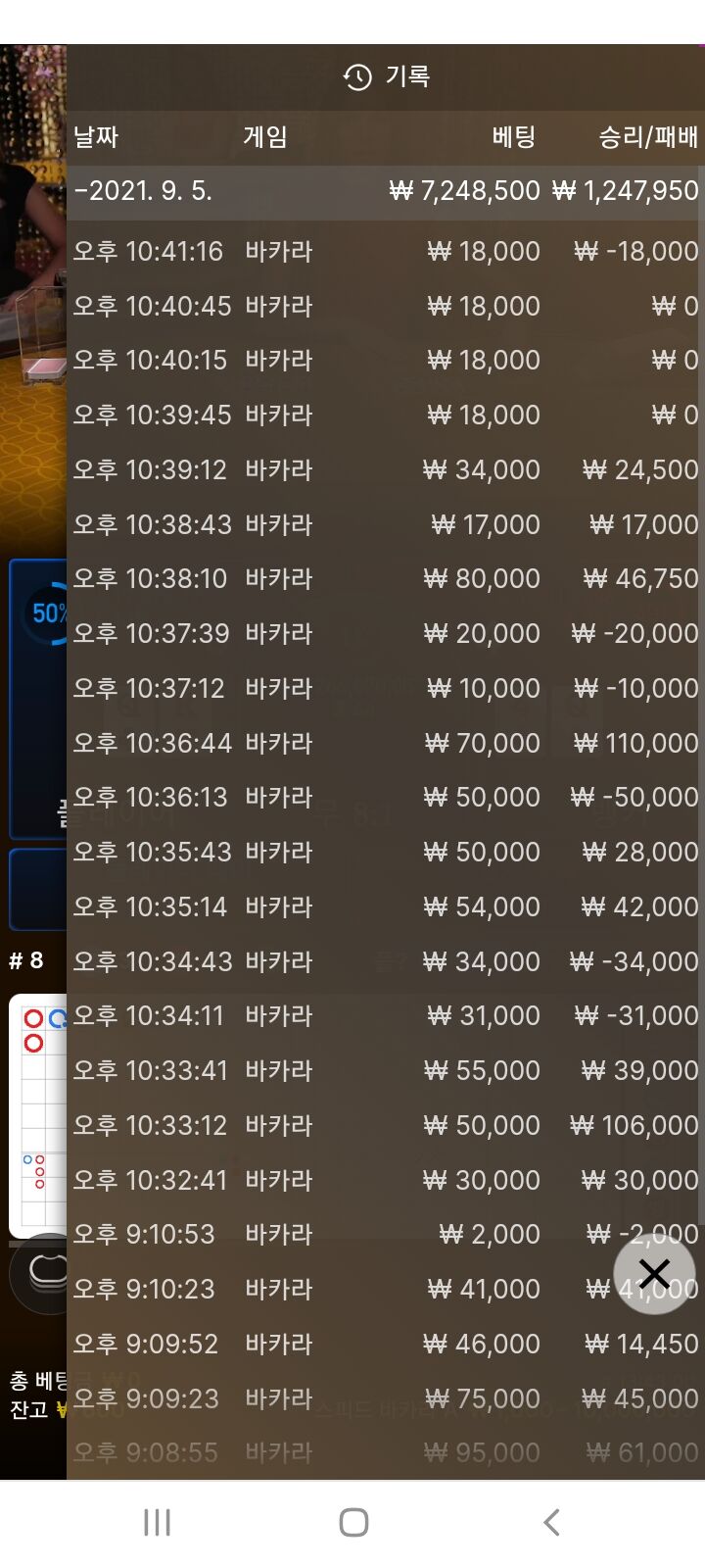 오늘승률이...좋은듯하네요(0)