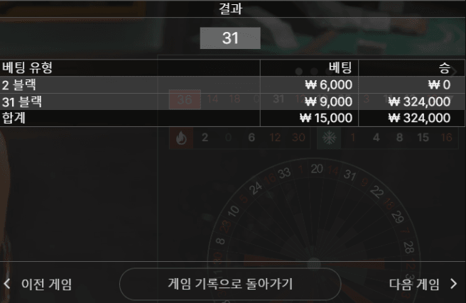 역시 룰렛은 한 방이죠^^(0)