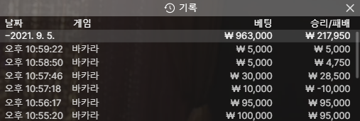 에볼 추가 수익(0)