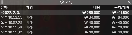 홈카 후기 연패...(0)