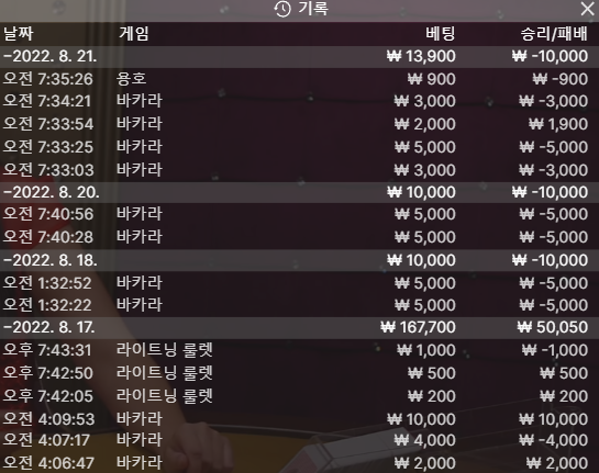 벳엔드 후기(0)
