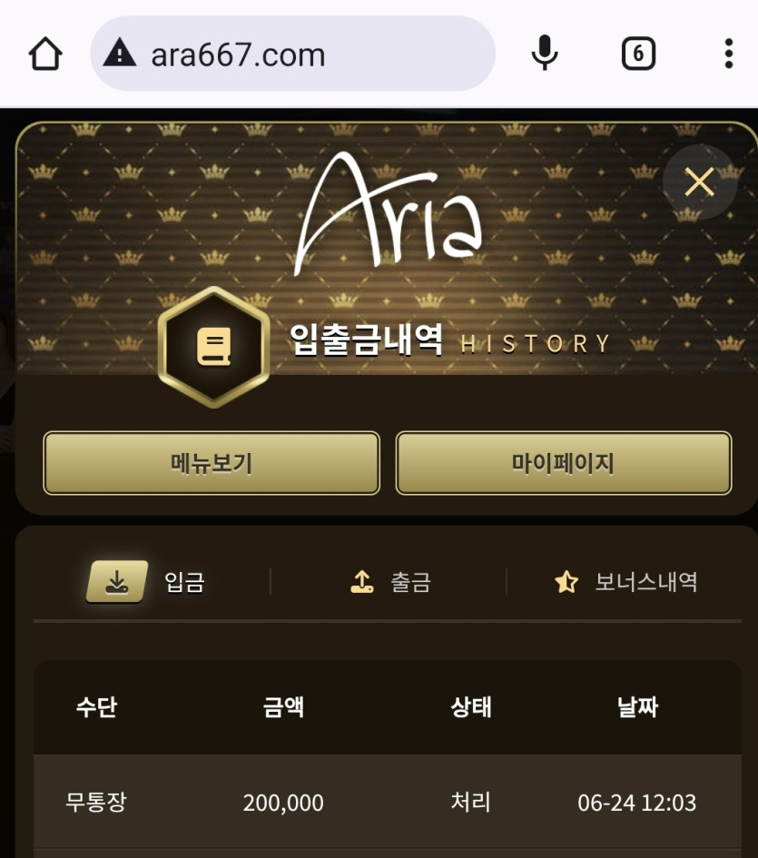 아리아 후기(0)