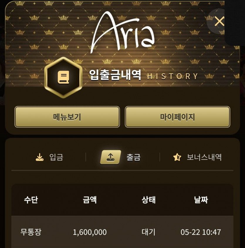 아리아 후기(0)