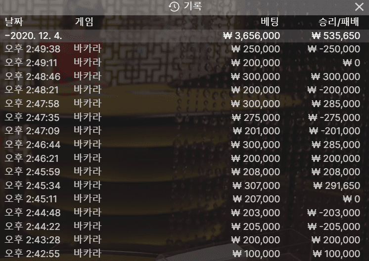 프로카지노 목표 금액은 아니지만 이득 보고 마감이요(0)