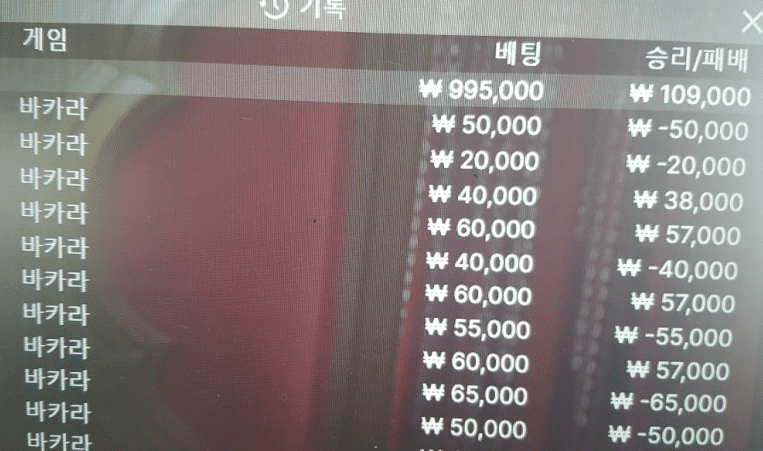 이렇게 배팅을 했는데도 왜 늘어나진 않는걸까...(0)