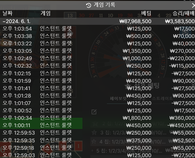 케카 후기 점심 룰렛 점심값벌기(0)