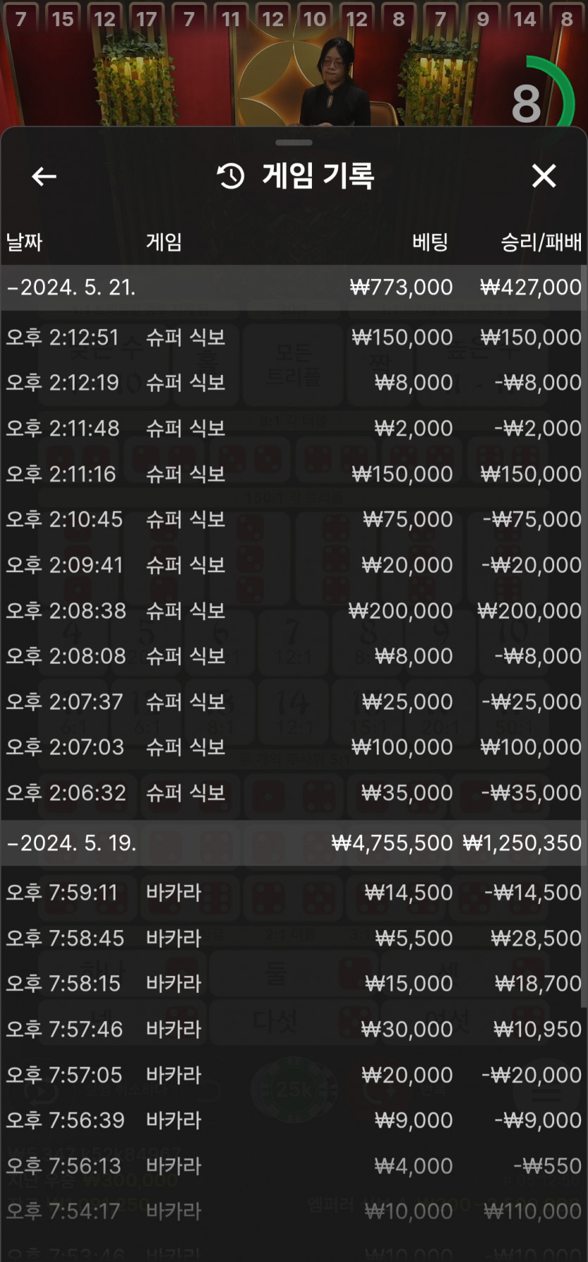 비제휴 비지니스 금액 차자옴(0)
