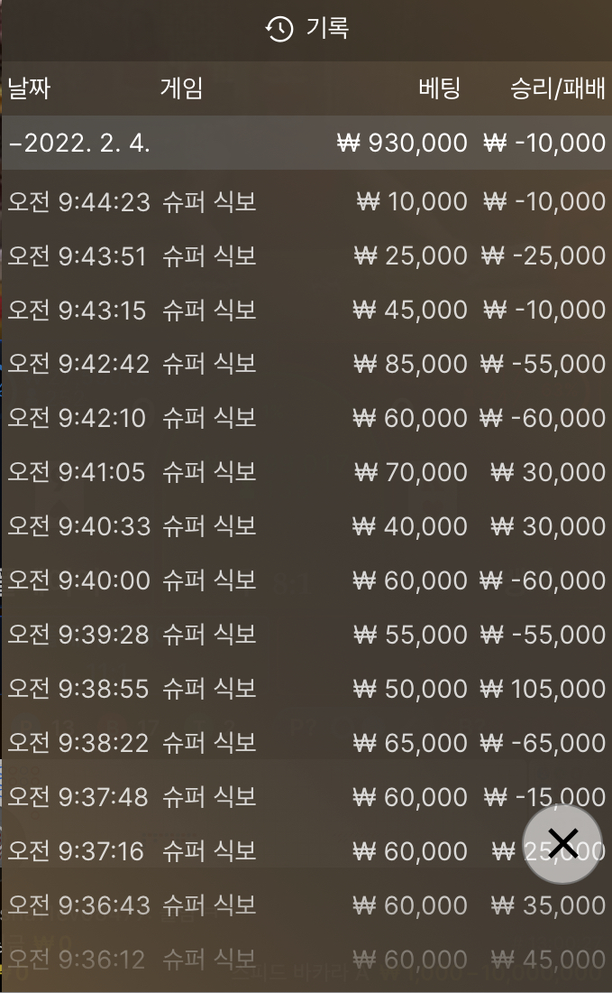 벳엔드 후기(0)