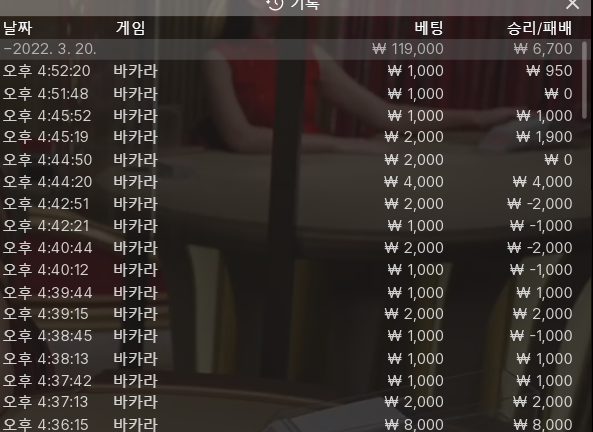5차 뱃엔드 마감(0)