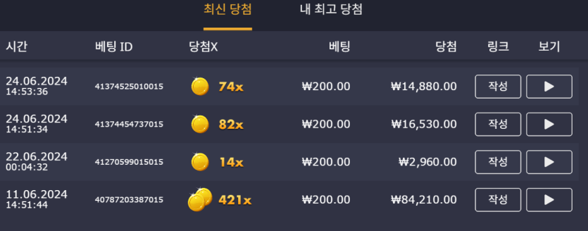 유로스타 후기 슬롯 얌얌(0)