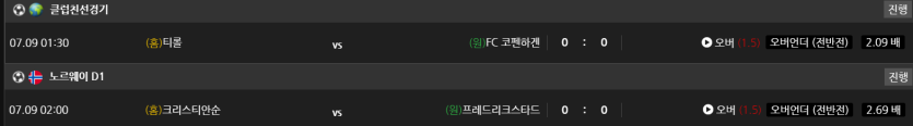 비제휴 스포츠 후기(0)