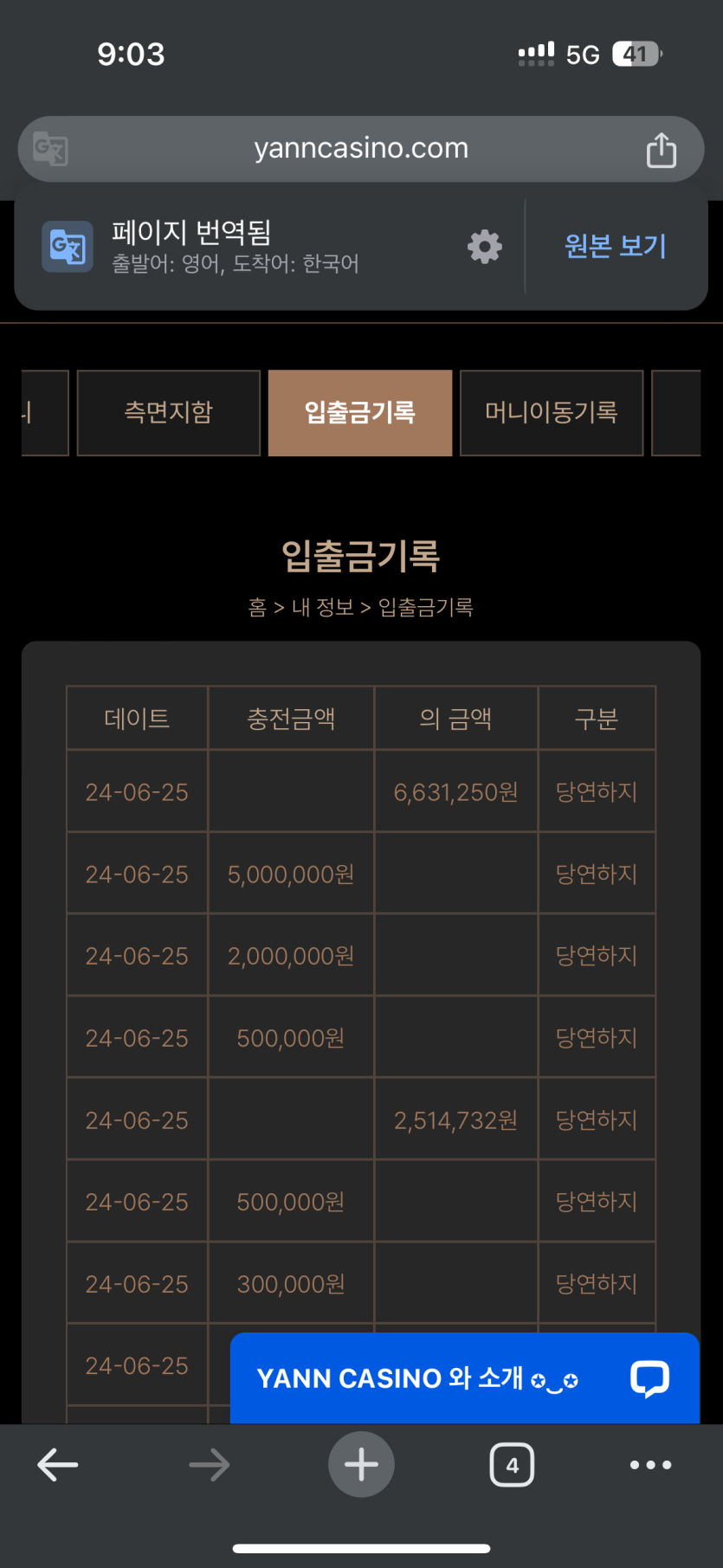 얀카 5차(0)