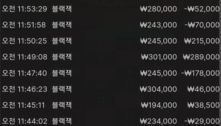 벳16 블랙잭 후기입니다.(0)