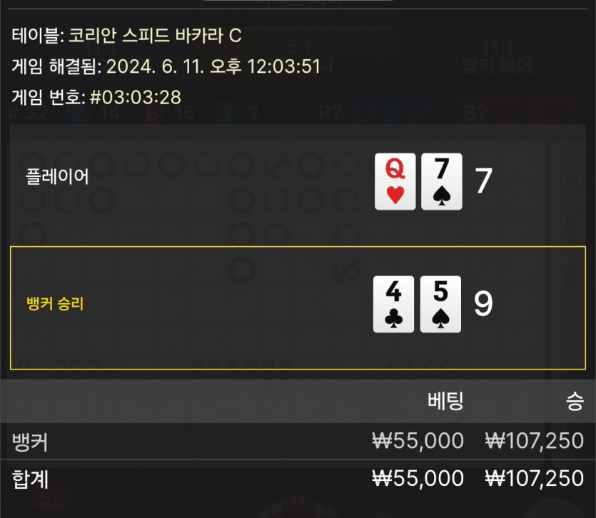 6/11 비제휴 바카라 후기(0)