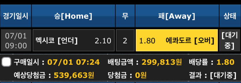 비제휴 스포츠 후기(0)