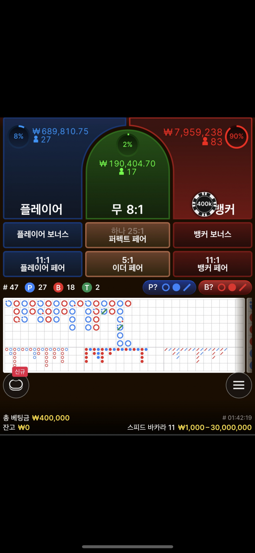 06/03 케이카지노 바카라 후기(0)