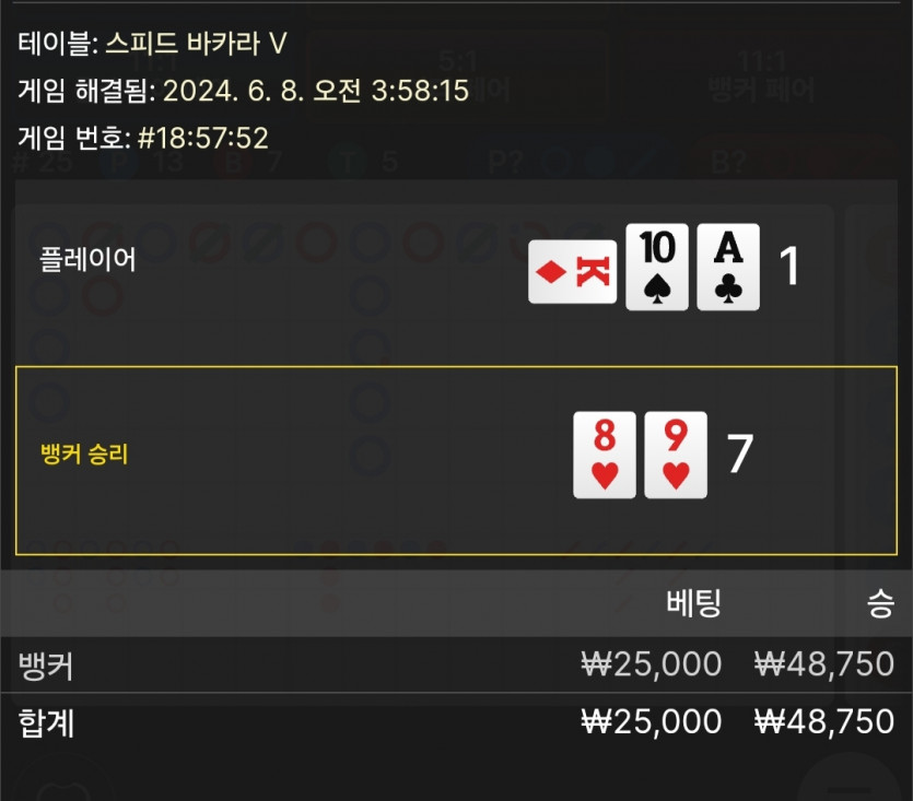 6/8 케이 바카라 후기 2(0)