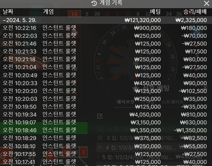 케카 후기 룰렛 3세션 300 마감 오전(0)