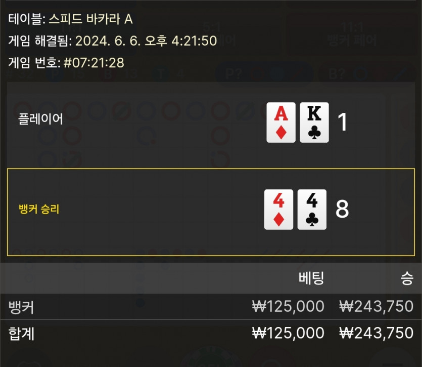 6/6 케이 바카라 후기(0)