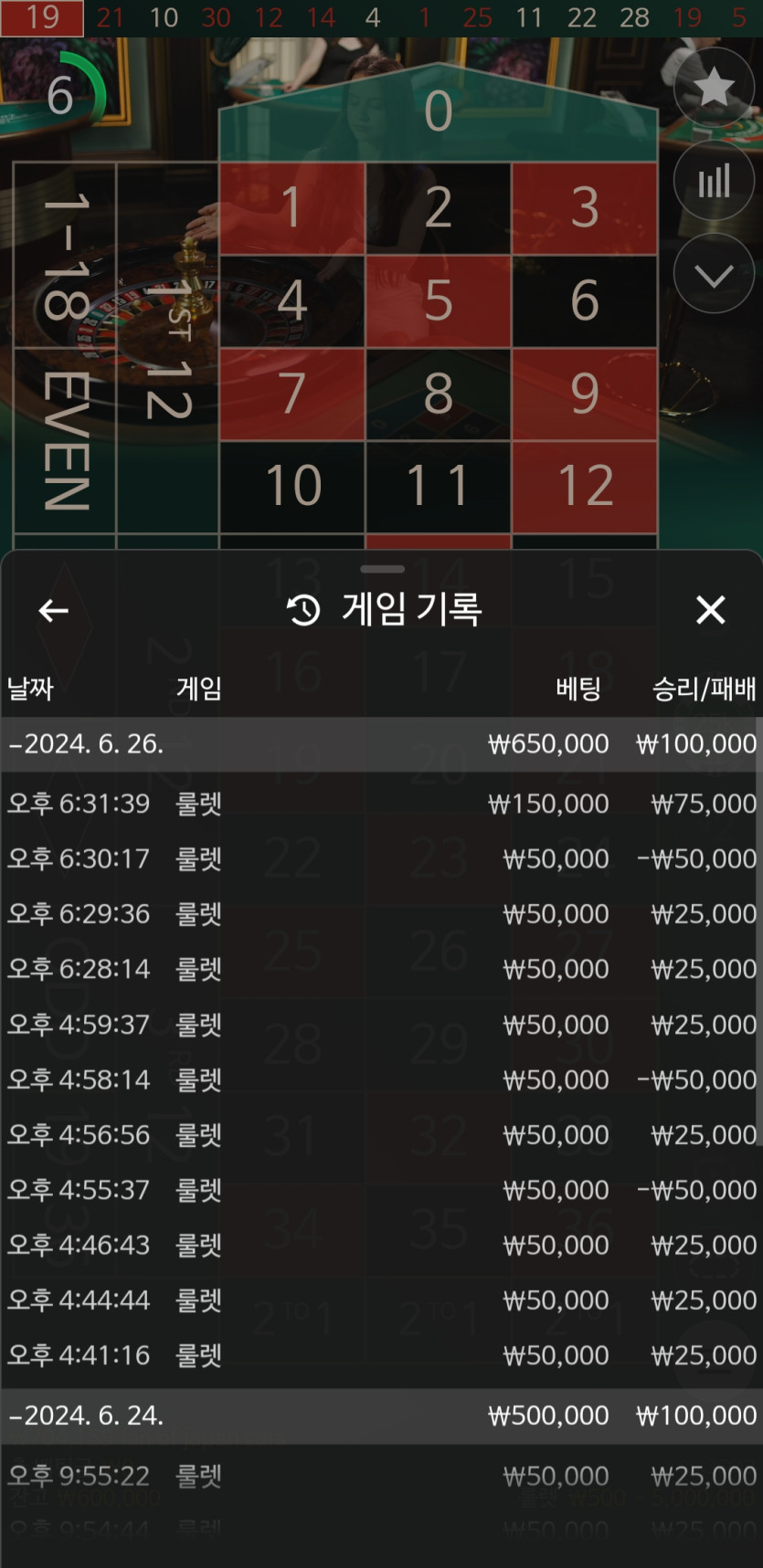 6/26 비제휴 에볼 후기(0)