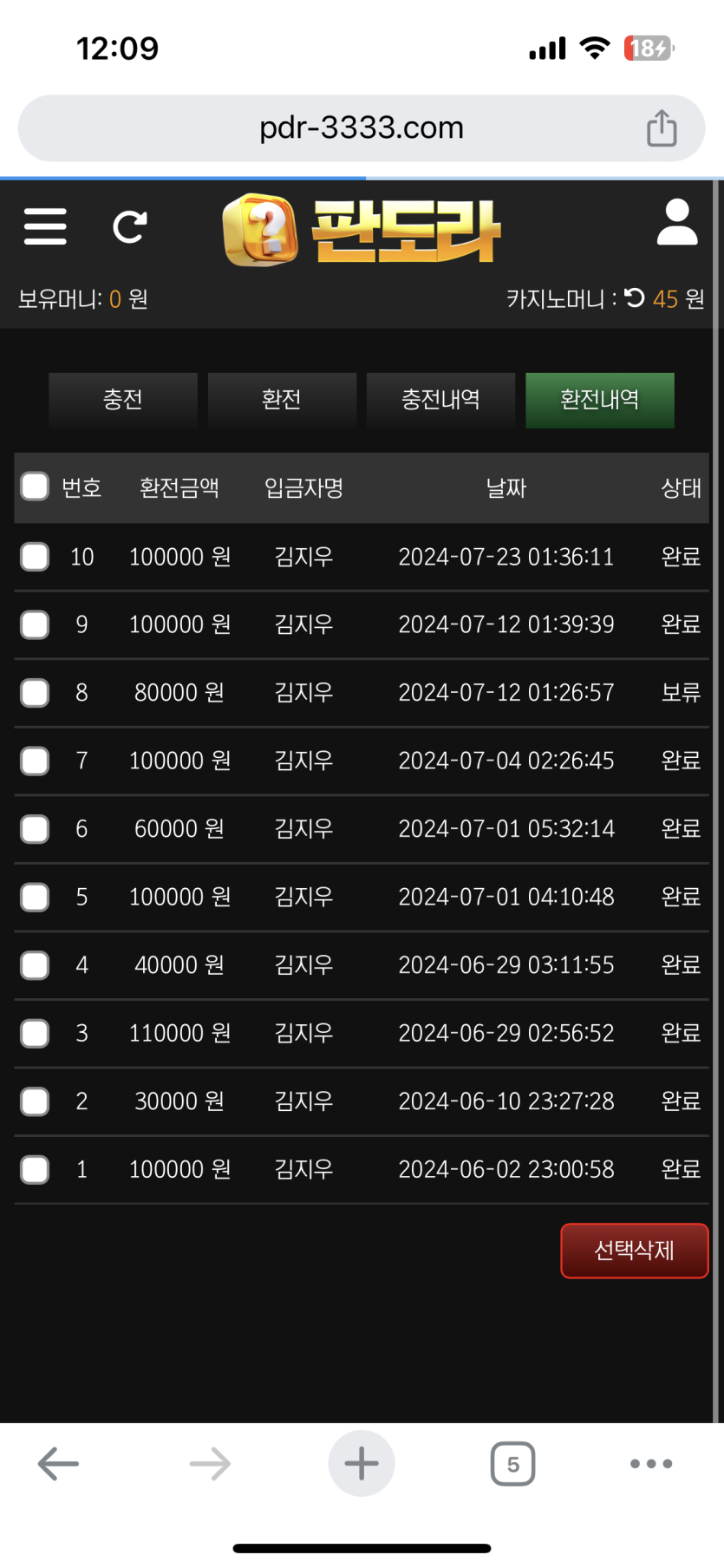 판도라 후기(0)