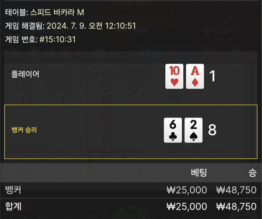 7/9 비제휴 바카라 후기(0)