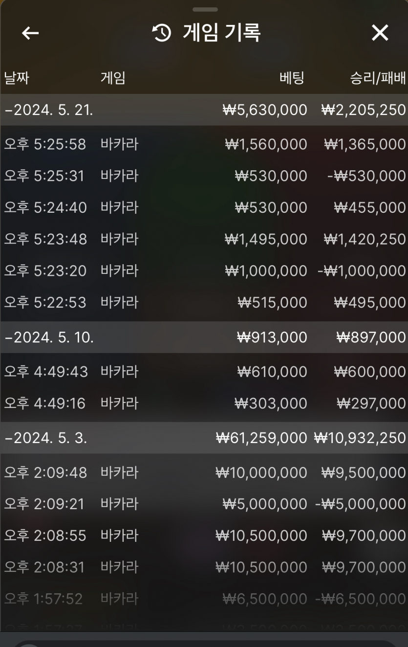 5/21 비제휴 돌발후기(0)