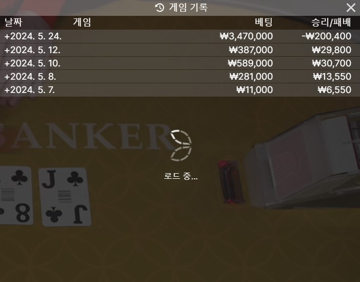 5월 정산(with.케이카지노)(1)