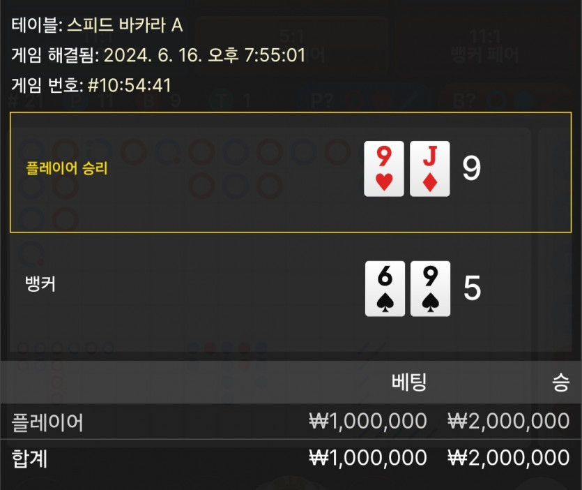 6/16 케이 바카라 후기(0)