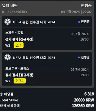 벳위즈 내일 유로뱃(0)