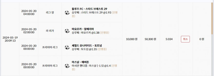 내일 있을 해축(0)