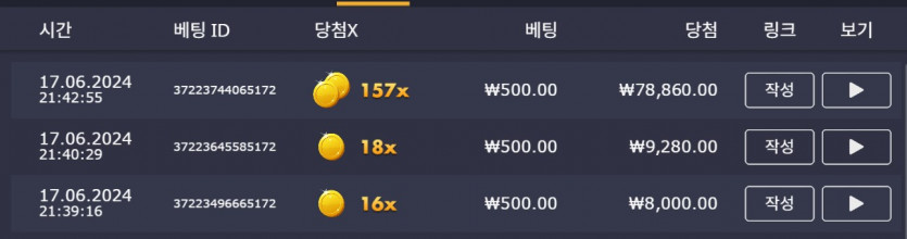 오늘의 슬롯(0)