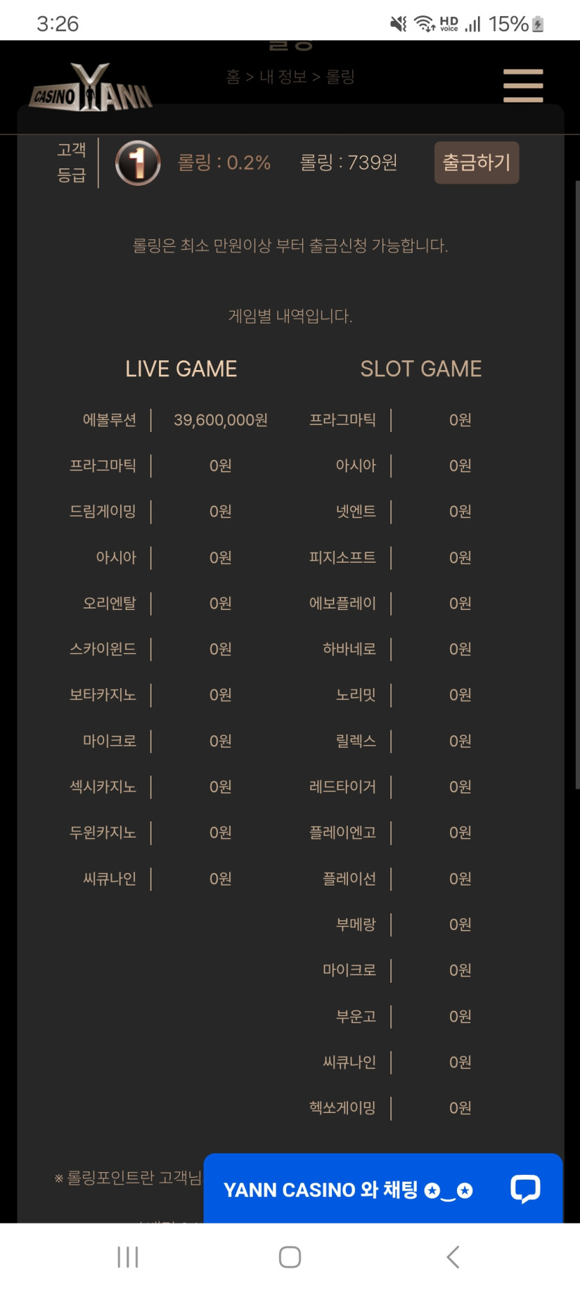 얀 카지노 후기(0)