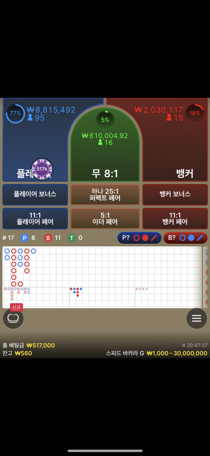 06/06 케이카지노 후기(1)