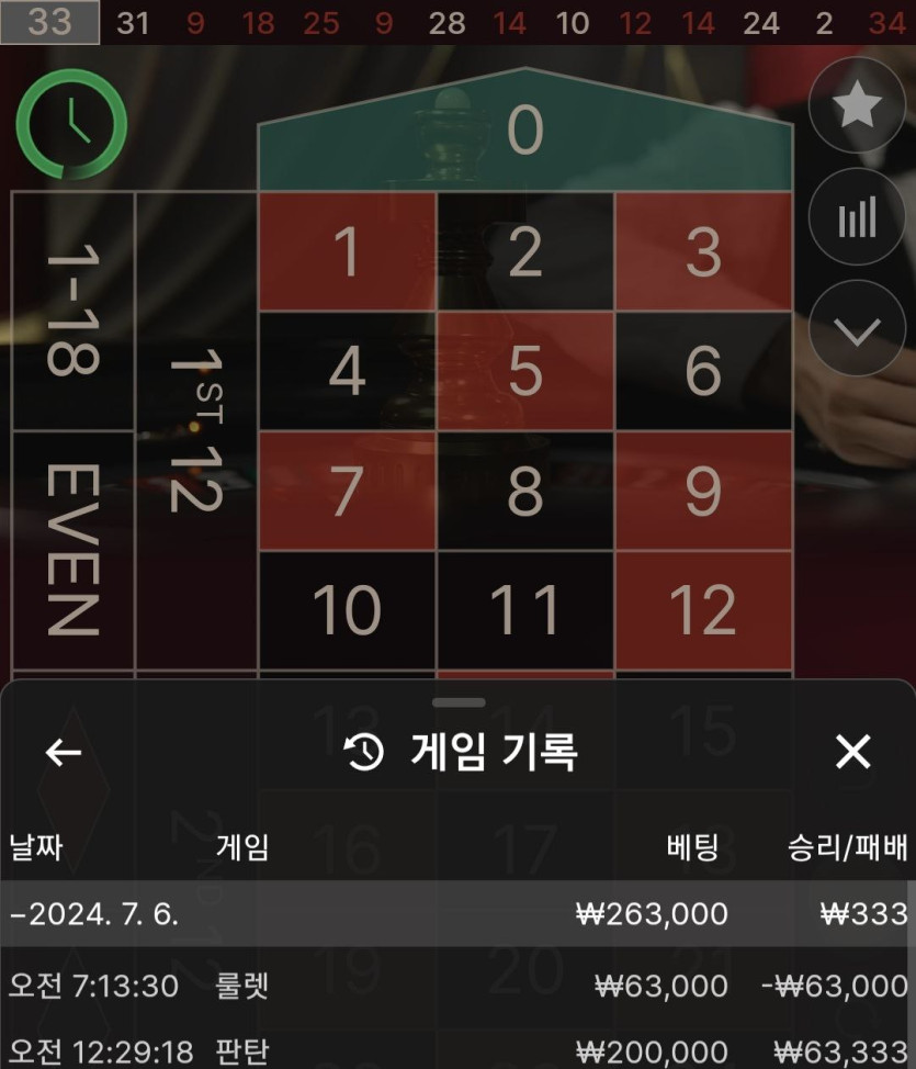 아리아카지노 후기(1)