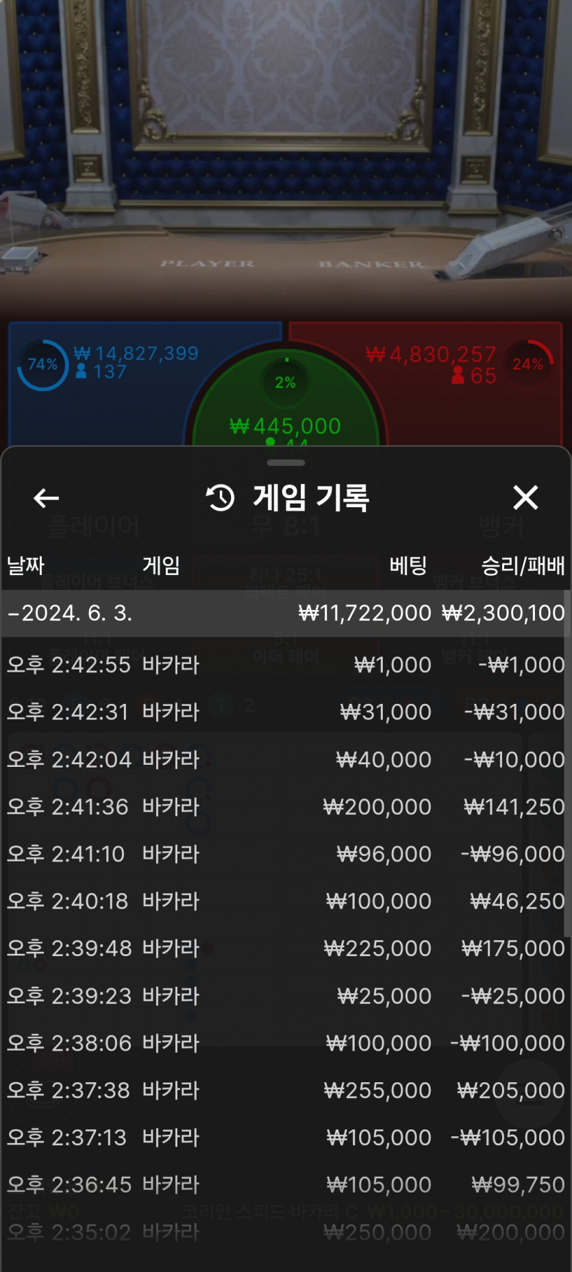 얀카지노 더블업성공(0)
