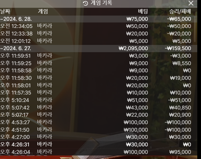 아리카 카지노 후기(1)