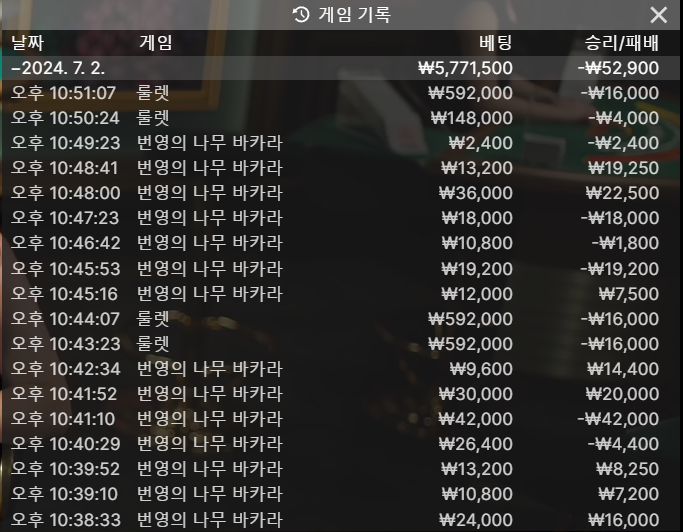 7월2일 화요일 아리아 후기(0)