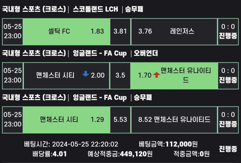 비제휴스포츠(0)